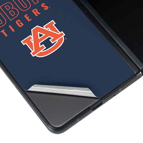 Auburn University Tigers Outline Galaxy Z Fold4 5G Skin